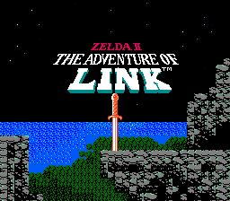Legend of Zelda 2 - The Adventure of Link logo