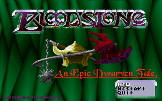 Bloodstone - An Epic Dwarven Tale logo
