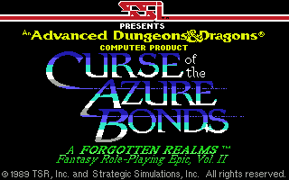 Curse of Azure Bonds logo