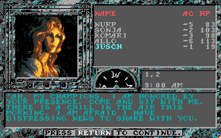 Dark Queen of Krynn screenshot
