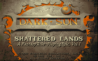 Dark Sun 1 - Shattered Lands logo