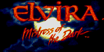 Elvira 1 - Mistress of Dark logo