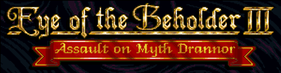 Eye of the Beholder 3 - Assault on Myth Drannor logo